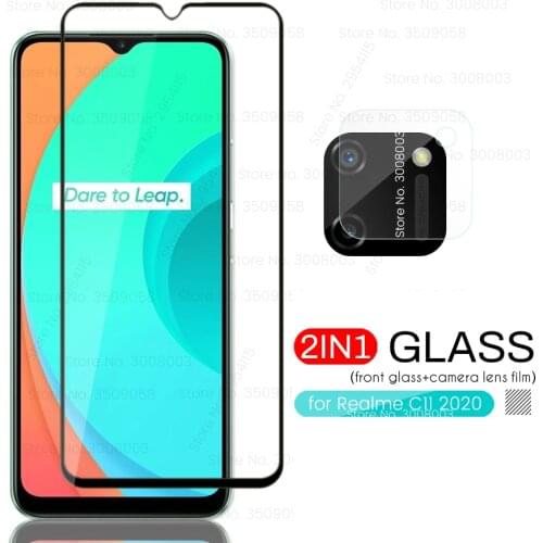 Tempered protective camera protector for oppo realme realmi realmy real me c11 c 11 11c realmec11 glass rmx2185 6.5'' phone film