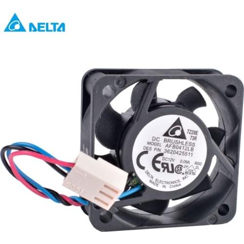 AFB0412LB 4cm 40mm 4015 40x40x15mm 12V 0.09A Double ball three-wire silent cooling fan