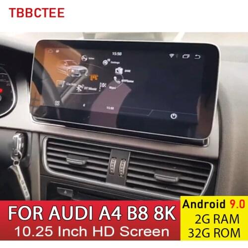 Android 9.0 2+32G Car Multimedia Player For AUDI A4 B8 8K 2008~2016 MMI 2G 3G Auto Stereo Radio GPS Navigation Head unit