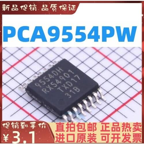 Free shipping | PCA9554PW PCA9554 9554DH TSSOP-16 IC 10PCS