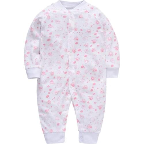 Kavkas Fashion Baby Boys Girls Romper Cute Animal Cartoon Printed Long Sleeve Spring Autumn Baby Rompers Cotton Jumpsuit