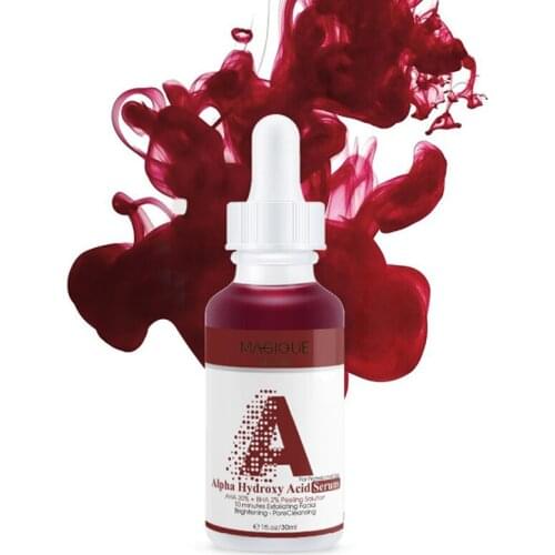 Aha 30% Bha 2% Peeling Face Serum Pore Minimizer Acid Peel Solution Against Acne Blood Facial Serum 30ml Skin Care Essence Korea