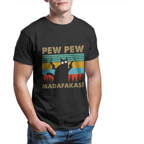 Forest Pew Pew madafakas T-shirt 2021 Essentials Games Kawaii Black Groot Streetwear Summer Hip hop Tops News Tshirts 11373