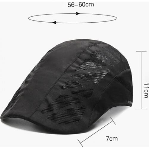 Caps Casual Men Summer Autumn Mesh Breathable Anti Sun Beret Outdoor Fishing Hat Cap