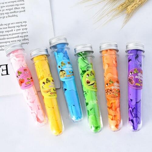 2Pcs 6 Color Travel Soap Paper Washing Hand Bath Clean Disposable Soap Paper Outdoor Portable Mini Child Hand Washing Soap Paper