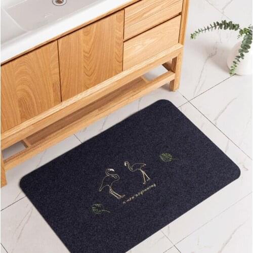 Simple Carpet European Style Living Room Doormat Bathroom Absorbent Floor Mat Kitchen Non-slip Floor Mat Household Carpet