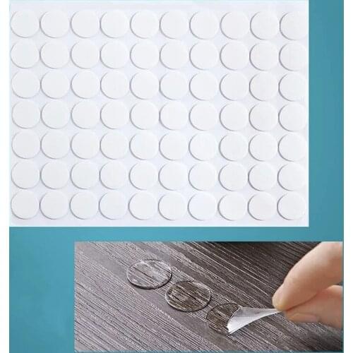 Round Traceless Transparent Double-sided Tape Adhesive Fixed Sticker DIY Candles Wick Making Accessories