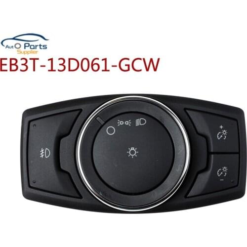 New EB3T-13D061-GCW Headlight Fog Light Lamp Control Switch Module Button For Ford EB3T13D061GCW
