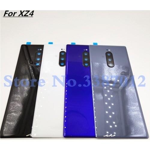 New Original For Sony Xperia 1 XZ4 J8110 J8170 J9110 Glass Back Battery Cover Rear Door back case Housing Case Repair Parts