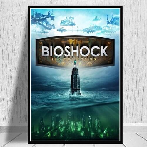 Bioshock Rapture Video Game Posters And Prints Canvas Painting Wall Pictures For Living Room Vintage Art Decorative Home Decor