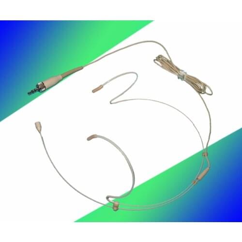 Pro Headset Head-mounted Headworn Microphone for Sennheiser Wireless - 3.5mm Screw Locking Plug - Omidirectional Mic SE-A001