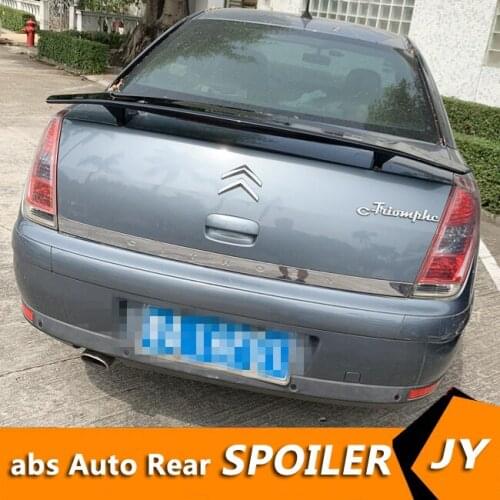 For Citroen c-thiomphe Spoiler 2006-2018 c-thiomphe Spoiler TF ABS plastic Material Car Rear Wing Color Rear Spoiler
