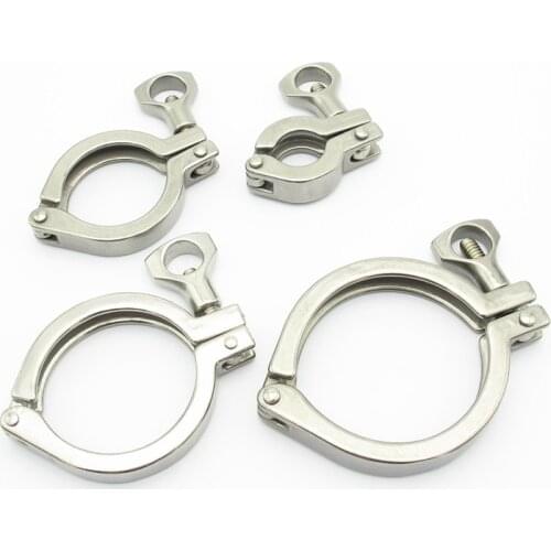 1/2" 3/4" 1" 1.5" 2" 2.5" 3" 3.5" 4" Tri Clamp 201 Stainless Steel Tri Clover Sanitary Pipe Fitting Fit Ferrule For Homebrew