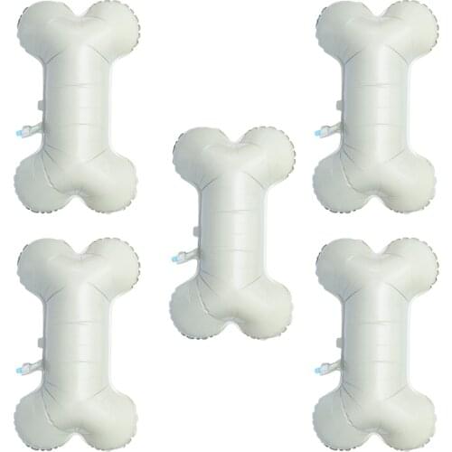 5Pcs Aluminum Foil Balloons Aluminum Foil Bone Shaped Party Decor Balloons Party Supplies for Birthday Festival Bachelor Party