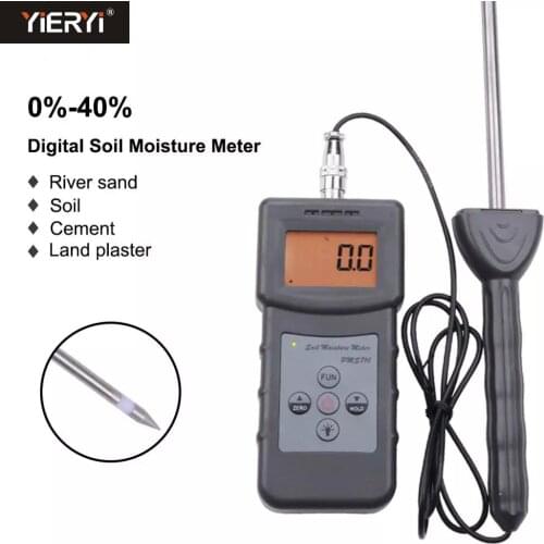 Yieryi Portable New Brand PMS710 Digital Soil Moisture Meter Test River Sand Soil Cement Land Plater Sensor Tool