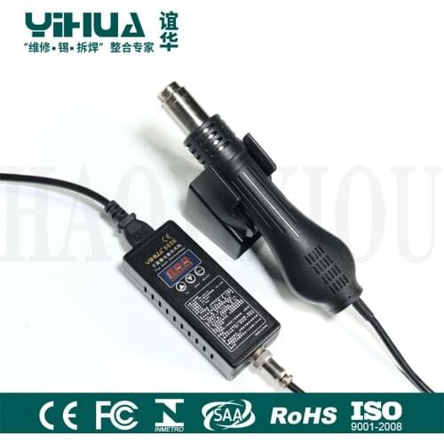 YIHUA 8858 110V 220VPortable BGA Solder Rework Station Digital Hot Air Blow dryer Heat Gun Soldering Station