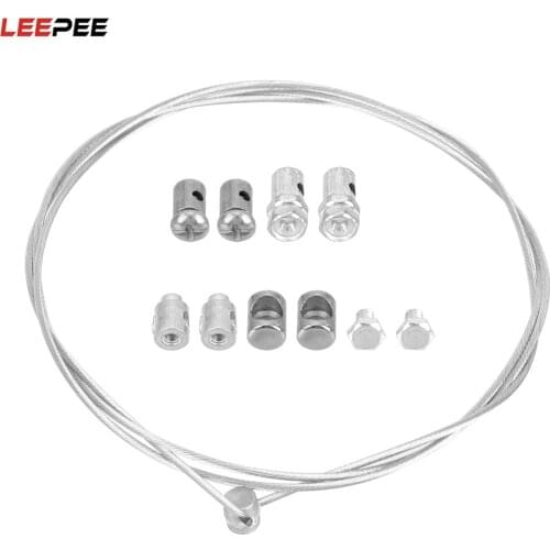 LEEPEE Motorcycle Emergency Throttle Cable Motorbike Replacement Steel Wire Repair Kit for UZUKI KAWASAKI HONDA