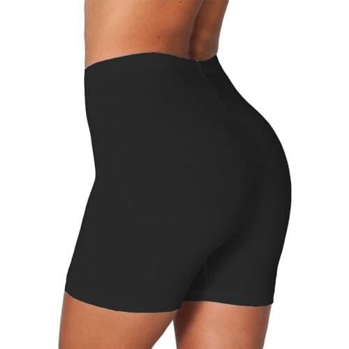 4 Colors Women High Waist Short Elasticity Pants Tummy Breathable Control Leggings Workout Gym Athletic Cotton Frabic 2XL