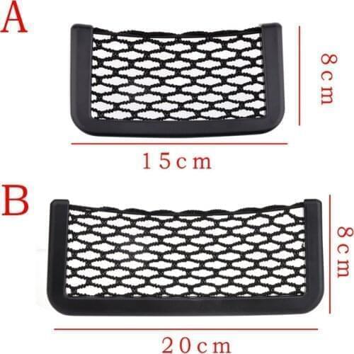 1PC Car nets Storage Bags cars net holder Elastic Flexible Mesh Back Cargo Trunk Organizer Car Seat Back Mesh Strong Elastic