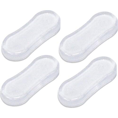 4x Universal Toilet Seat Bumper Accessories Bathroom Supplies Toilet Seats Cover Lid Strong Adhesive Mute Seat Bumper