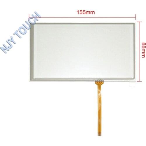 6.2" 4 Wire Resistive Touch Screen Panel Digitizer for LCD Panel HSD062IDW1 TM062RDH01 Free Shipping With Tracking