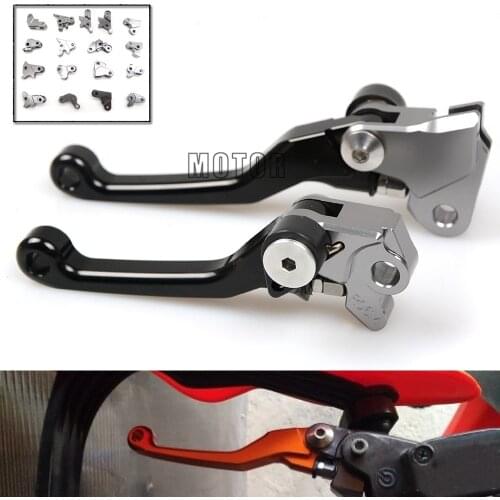 CNC Aluminum Motorcycle Pivot Dirt Bike Brake Clutch Levers For 250EXC 250EXC-F 250XC-W 2006-2013 250XCF-W 250SX 2007-2013