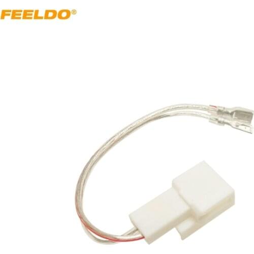 FEELDO 1PC Car Speaker Adapter Connector Plug for Toyota Scion Mitsubishi Subaru Speakers Wire Wiring Harness Cable