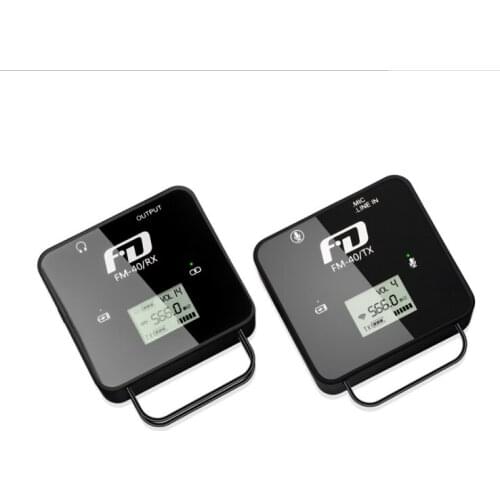 Mini Wireless Microphone With True Diversity Reception System Lapel Lavalier Microphone for DSLR Phones Mixer Camcorder