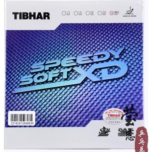 Original Tibhar SPEEDY SOFT XD table tennis rubber raw rubber offensive for ping pong racket game
