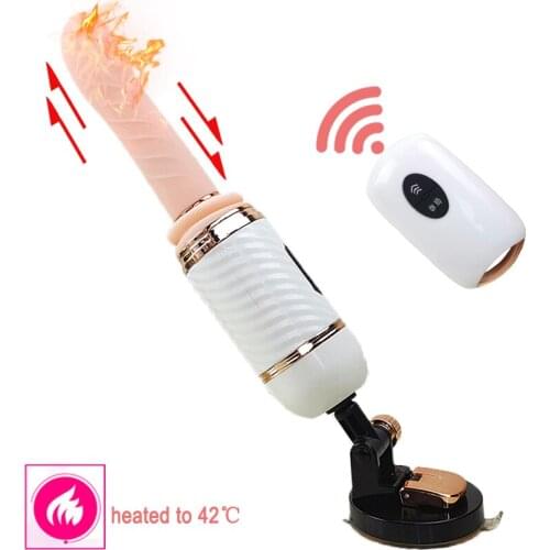 Remote Control Silicone Dildo Vibrators for Women Automatic Nozzle Sex Machine Female Masturbation Free Hand Sex Toys for Woman