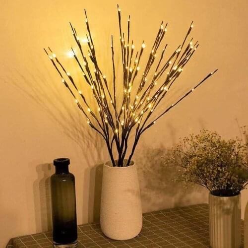 LED Simulation tree branch light indoor desktop decoration battery box night light showcase bedroom flower arrangement string