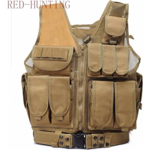 Tactical Net Vest Hunting Armor Vest Army Gear Airsoft Paintball Combat Protective Vest Protective Equipment Vest