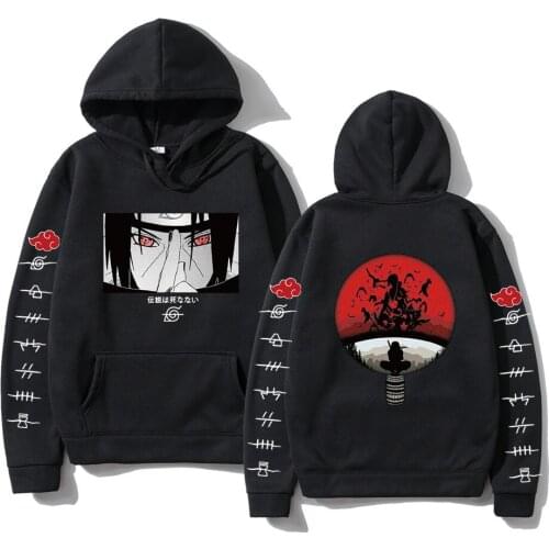 Mens Hoodie Japanese Anime Hoodies Men Women Streetwear Pullover Harajuku Black Hoodie Sweatshirt Tops Sudaderas Sweat Homme