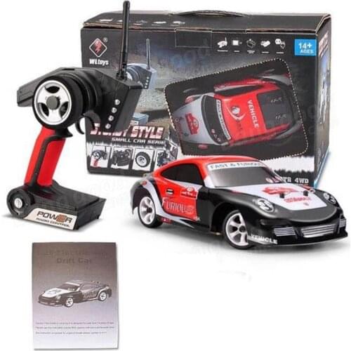 WLtoys K969 1/28 2.4G 4WD High Speed RC Racing Car Toy 4 Channles 1:28 Brushed Drift Remote Control Car Toy Christmas Gift
