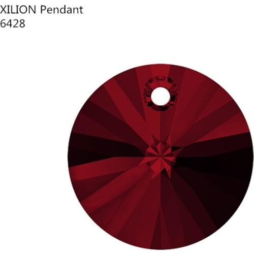 XILION round Pendant 6428 8mm 100% Original Austrian beads for DIY crystal jewelry making accessories findings
