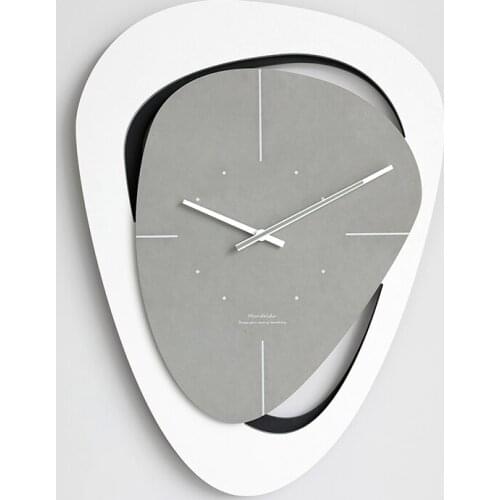 Black and White Office Wall Clock Art Classic Mechanism Large Wall Clock Modern Design Kitchen Reloj De Pared Room Decoration