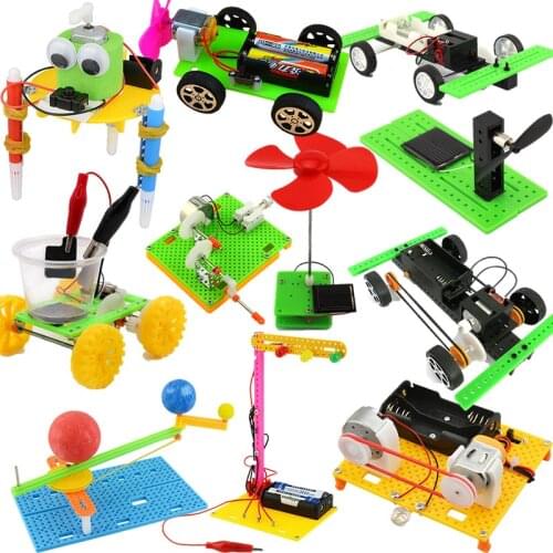 DIY Model Building Kits Logistics Experiment Interest Group Programming Solar VR Assembly Circuit Globe Fan Generator