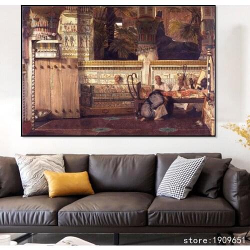 Cotton no frame classical people palace buildings canvas printings oil painting printed on cotton wall art decoration picture