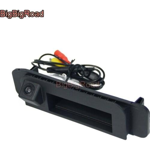 BigBigRoad For Mercedes Benz CLA Class C117 / C Class W205 C180 C200 C280 C300 C350 C63 Car Trunk Handle Rear View Backup Camera