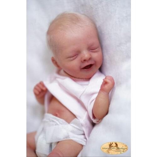 Bebe reborn kit Salia 12.5 Inches Reborn Baby Vinyl Doll Kit Unpainted Unassembled Doll Parts DIY Blank Reborn Doll Kit