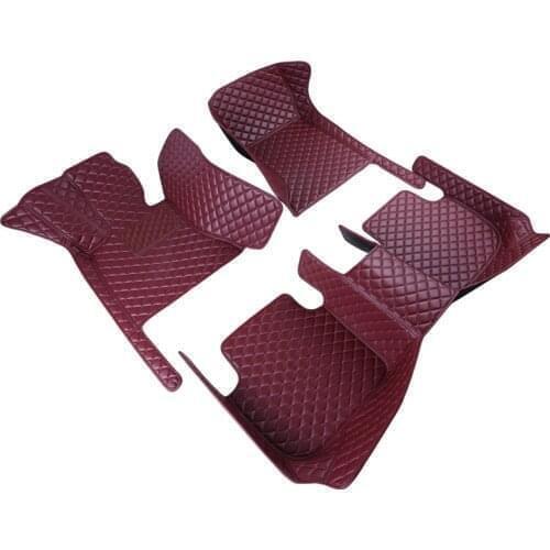 Leather waterproof Thicken car floor mat For fiat 500 punto tipo freemont bravo panda rugs carpets accessories