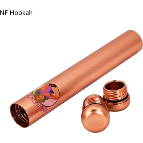 New pink, length 110 metal storage tube, washable metal storage tank pill box weed storage smoking case weed packaging