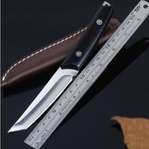 Free shipping New hunting knife pure manual forged outdoor survival small straight knife high hardness of sharp knives