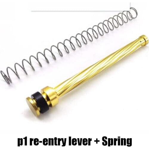 P1 spiral casing water bomb integrated inner tube toy aircraft head special spring return rod metal modification accessories