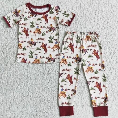 Kids Designer Clothes Boys Pajamas Boutique Kids Clothing Sets Shorts Sleeve Long Pants Pajamas Sets Wholesale Children Pajamas