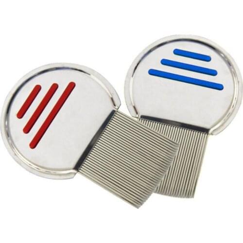 Stainless Steel Terminator Lice Comb Nit Free Kids Hair Rid Headlice Super Density Teeth Remove Nits Comb LX1460