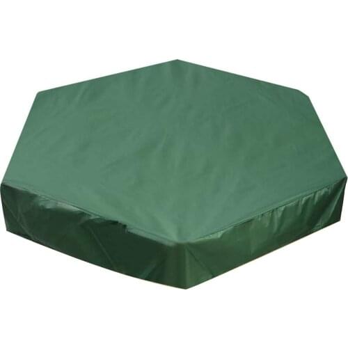 Hexagonal Sandpit Cover With Drawstring, Waterproof Dust-Proof Sandbox Cover For Garden Outdoor Dust-Proof Hexagon Bunker Cover