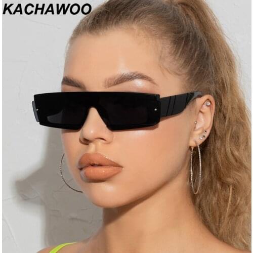 Kachawoo small frame retro sunglasses women rectangular leopard white black sun glasses for men stylish uv400 European drop ship