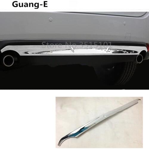 Car Body Protection Bumper ABS Chrome Trim Rear Back Tail Bottom Hoods Pedal Moulding 1pcs For Mazda CX-5 2017 2018 2019 2020
