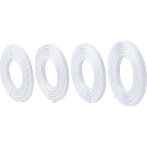 1Set Polyester Plastic Boning Sewing Wedding Dress Fabric for DIY Sewing Supplies Accessories White 1mm thick 6mm/8mm/10mm/12mm